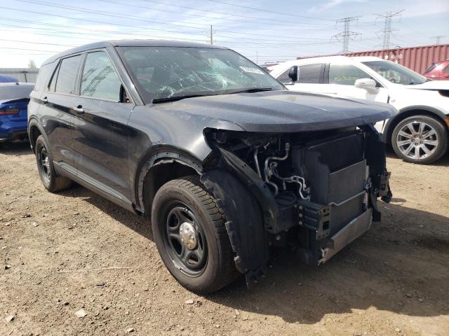 1FM5K8AB6MGC00422 - 2021 FORD EXPLORER POLICE INTERCEPTOR 黑色 照片 4