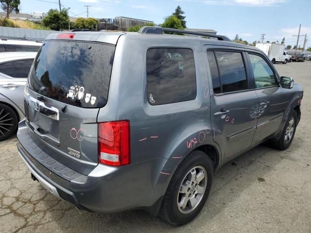 5FNYF48939B036436 - 2009 HONDA PILOT TOURING GRAY photo 3