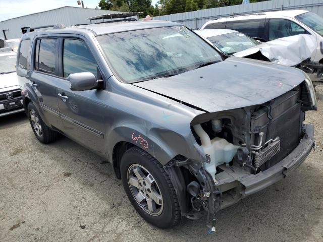 5FNYF48939B036436 - 2009 HONDA PILOT TOURING GRAY photo 4