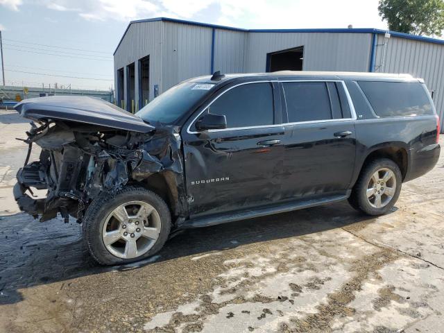 1GNSCHKC3GR338690 - 2016 CHEVROLET SUBURBAN C1500 LT BLACK photo 1