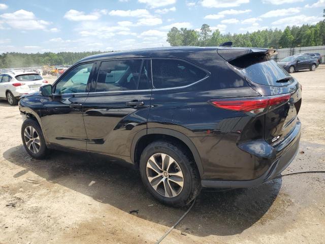 5TDGZRAH1MS051006 - 2021 TOYOTA HIGHLANDER XLE BLACK photo 2