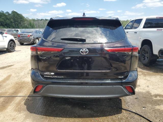 5TDGZRAH1MS051006 - 2021 TOYOTA HIGHLANDER XLE BLACK photo 6
