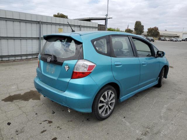 JHMGE8H5XDC046419 - 2013 HONDA FIT SPORT TURQUOISE photo 3