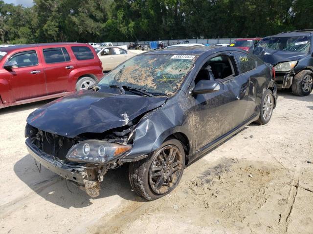 JTKDE177970158786 - 2007 TOYOTA SCION TC BLACK photo 1