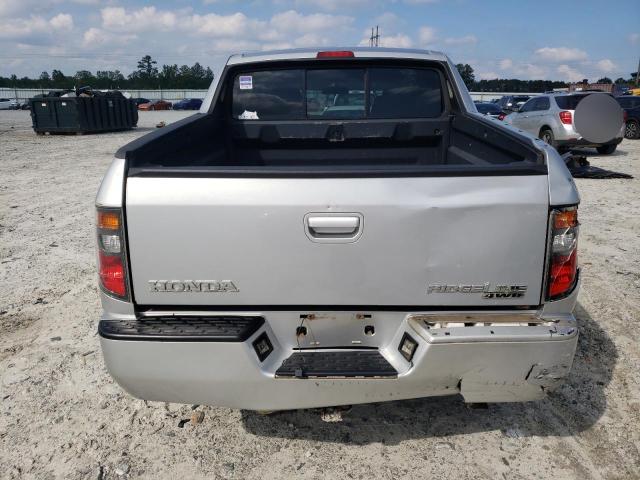 2HJYK16496H568986 - 2006 HONDA RIDGELINE RTS SILVER photo 6