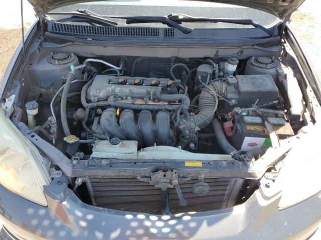 2T1KR32E74C181604 - 2004 TOYOTA COROLLA MA XR CHARCOAL photo 11