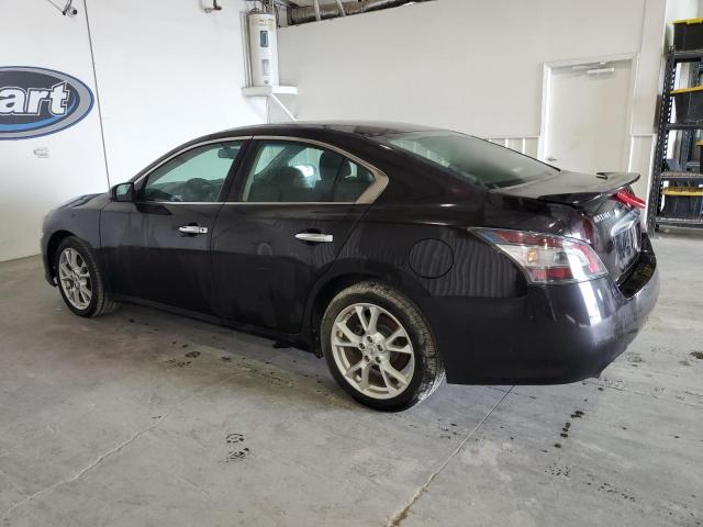 1N4AA5AP4EC446187 - 2014 NISSAN MAXIMA S BLACK photo 2