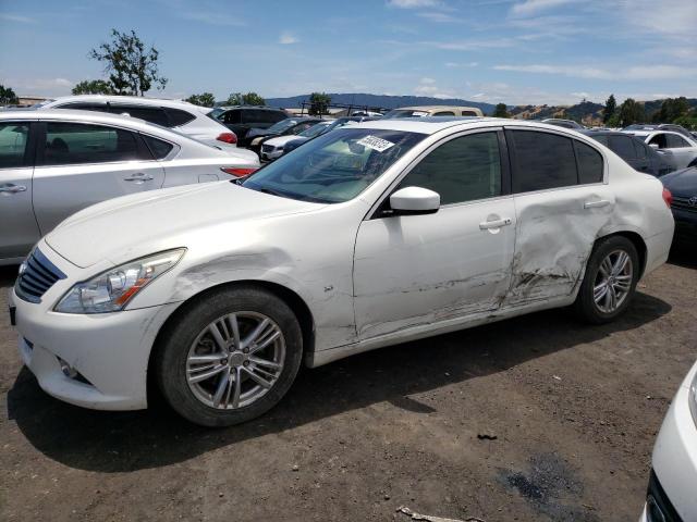 JN1CV6AP1FM501450 - 2015 INFINITI Q40 WHITE photo 1