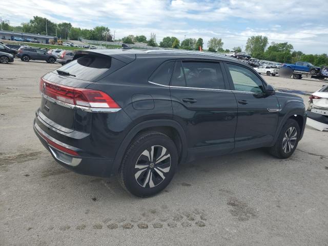 1V2DE2CAXRC240413 - 2024 VOLKSWAGEN ATLAS CROS SE BLACK photo 3