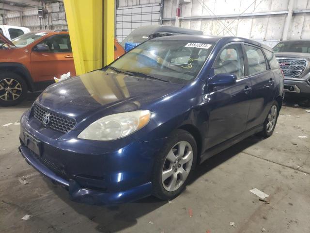 2T1KR32E63C107721 - 2003 TOYOTA COROLLA MA XR BLUE photo 1