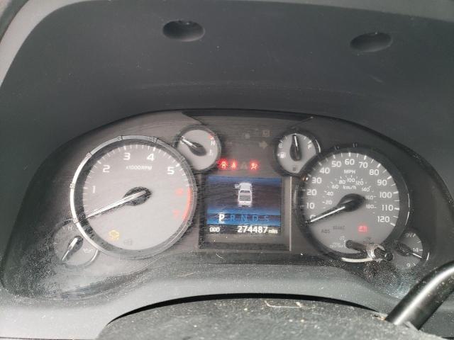 5TFUM5F14EX057142 - 2014 TOYOTA TUNDRA DOUBLE CAB SR/SR5 CHARCOAL photo 9