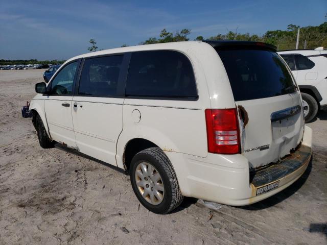 2A8HR44H78R748450 - 2008 CHRYSLER TOWN & COU LX WHITE photo 2