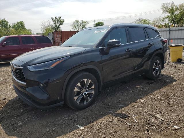 5TDGZRBH3MS109969 - 2021 TOYOTA HIGHLANDER XLE 黑色 照片 1