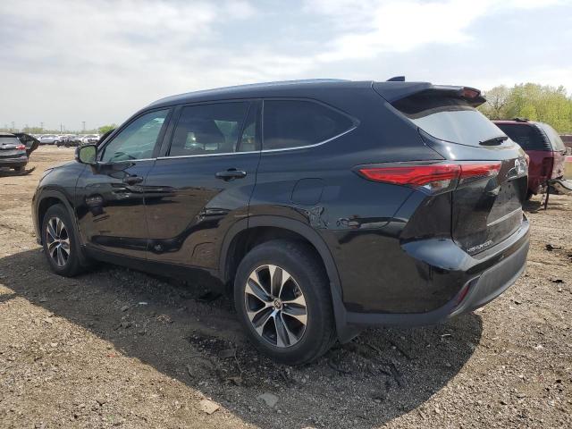 5TDGZRBH3MS109969 - 2021 TOYOTA HIGHLANDER XLE 黑色 照片 2