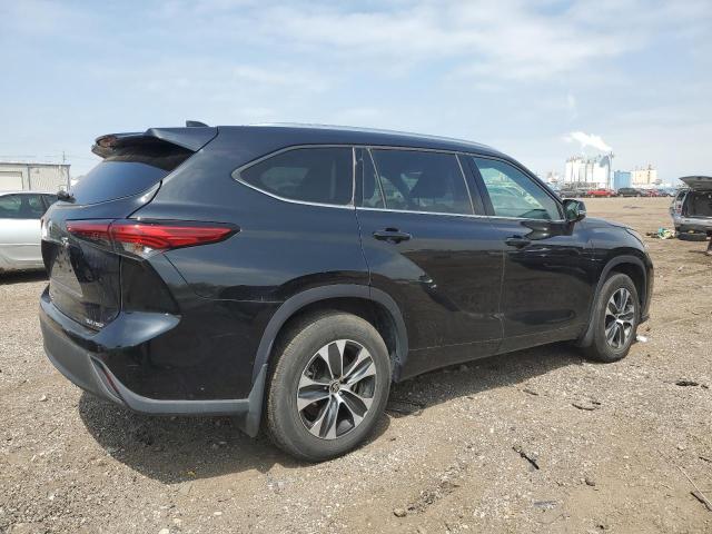 5TDGZRBH3MS109969 - 2021 TOYOTA HIGHLANDER XLE 黑色 照片 3