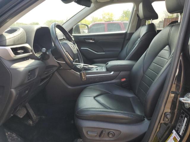 5TDGZRBH3MS109969 - 2021 TOYOTA HIGHLANDER XLE 黑色 照片 7