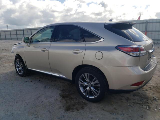 JTJZB1BA8D2409626 - 2013 LEXUS RX 450 BEIGE photo 2