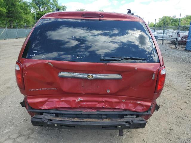 1A4GP45R56B747514 - 2006 CHRYSLER TOWN & COU 红色 照片 6