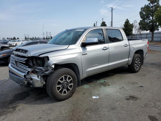 5TFFY5F12GX205739 - 2016 TOYOTA TUNDRA CREWMAX LIMITED SILVER photo 1