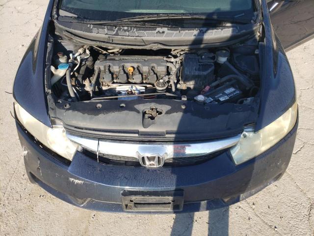 19XFA16559E041034 - 2009 HONDA CIVIC LX BLUE photo 11