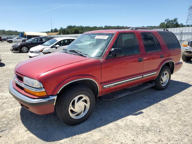 1GNDT13W1Y2223864 - 2000 CHEVROLET BLAZER RED photo 1