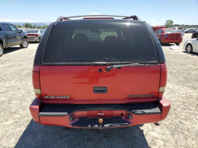 1GNDT13W1Y2223864 - 2000 CHEVROLET BLAZER RED photo 6