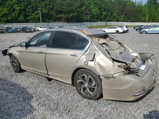 1HGCR2F33HA067439 - 2017 HONDA ACCORD LX 金色 照片 2