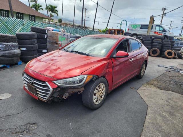 5NPD74LF2HH152803 - 2017 HYUNDAI ELANTRA SE RED photo 1