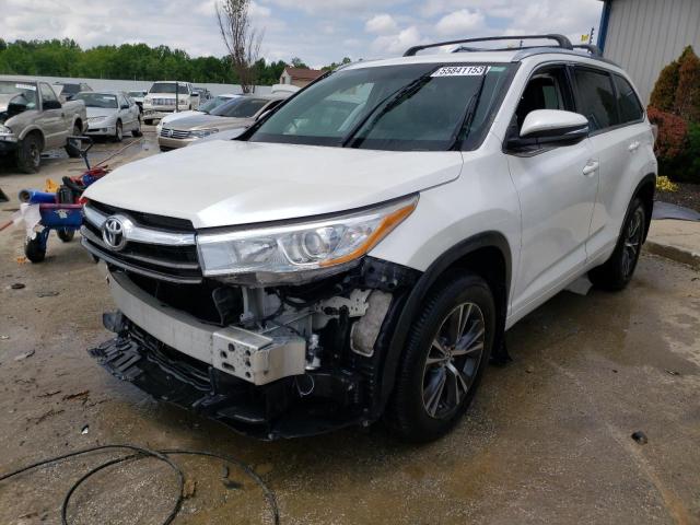 5TDJKRFH6GS332340 - 2016 TOYOTA HIGHLANDER XLE Սպիտակ լուսանկար 1