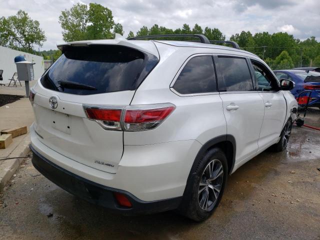 5TDJKRFH6GS332340 - 2016 TOYOTA HIGHLANDER XLE Սպիտակ լուսանկար 3