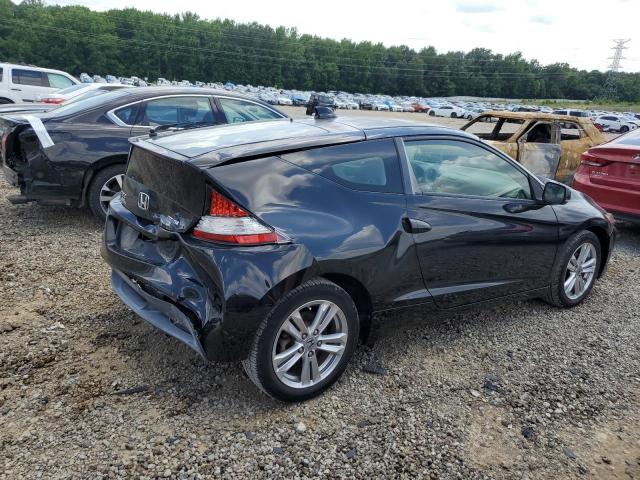 JHMZF1D67CS004628 - 2012 HONDA CR-Z EX BLACK photo 3