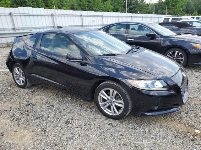 JHMZF1D67CS004628 - 2012 HONDA CR-Z EX BLACK photo 4