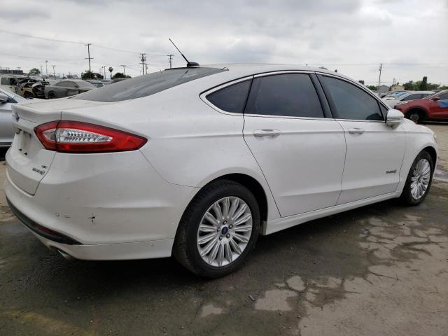 3FA6P0LU4ER299381 - 2014 FORD FUSION SE HYBRID WHITE photo 3