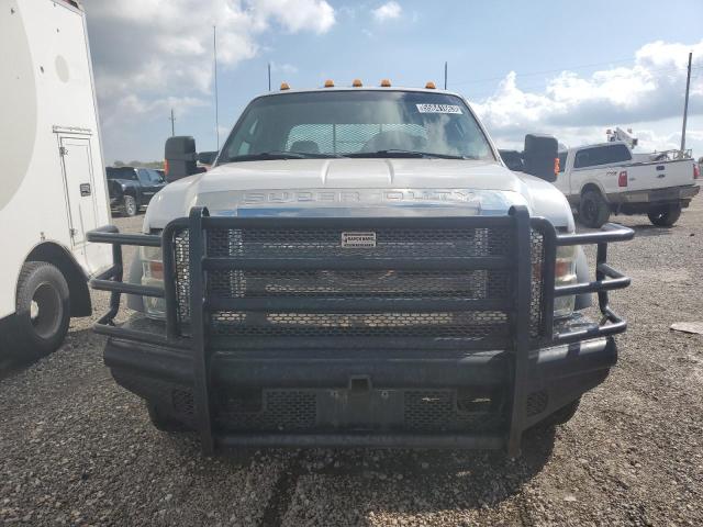 1FDXW47R08EE12504 - 2008 FORD F450 SUPER DUTY WHITE photo 5