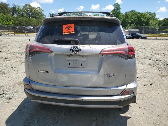 JTMDFREV8JD251352 - 2018 TOYOTA RAV4 LIMITED GRAY photo 6