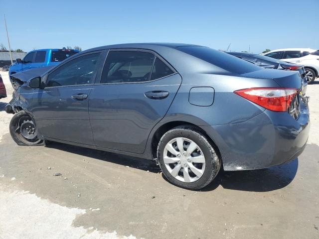 2T1BURHE3GC721351 - 2016 TOYOTA COROLLA L GRAY photo 2