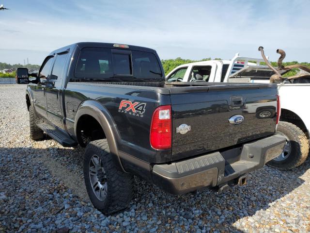 1FT7W2BT0FED03405 - 2015 FORD F250 SUPER DUTY CHARCOAL photo 2