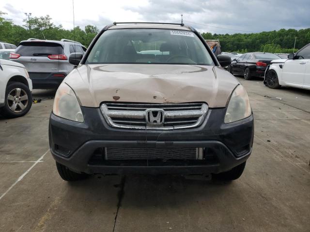 JHLRD78492C048404 - 2002 HONDA CR-V LX BROWN photo 5