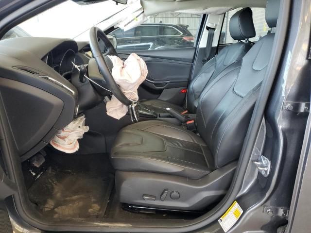 1FADP3J24HL345465 - 2017 FORD FOCUS TITANIUM GRAY photo 7