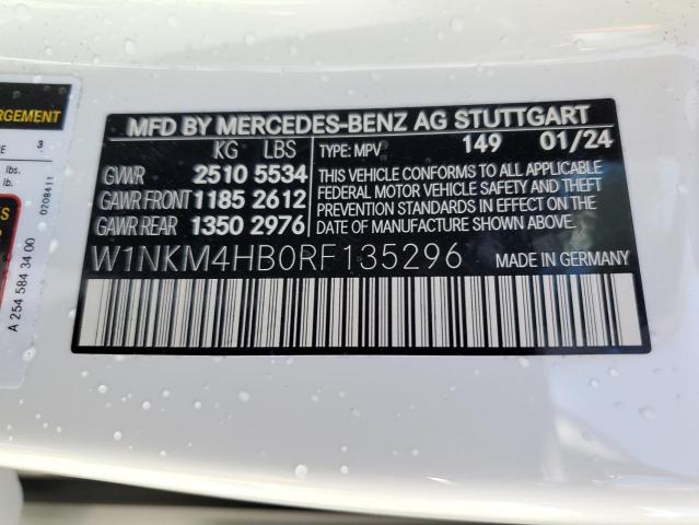 W1NKM4HB0RF135296 - 2024 MERCEDES-BENZ GLC 300 4MATIC WHITE photo 13