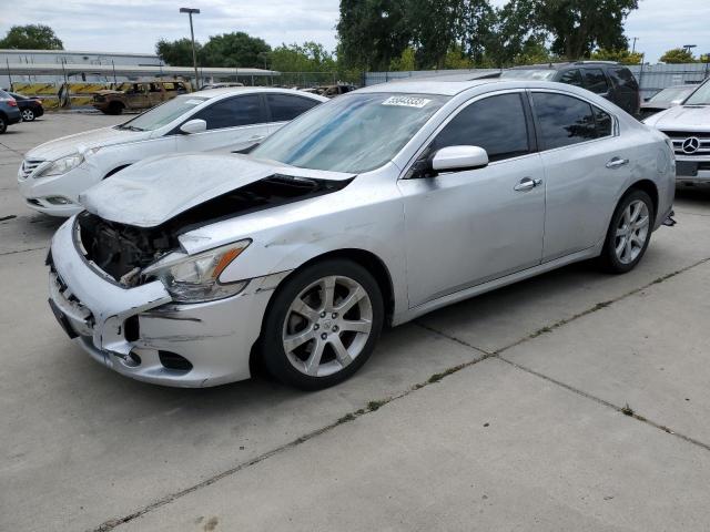 1N4AA5AP1DC819510 - 2013 NISSAN MAXIMA S SILVER photo 1