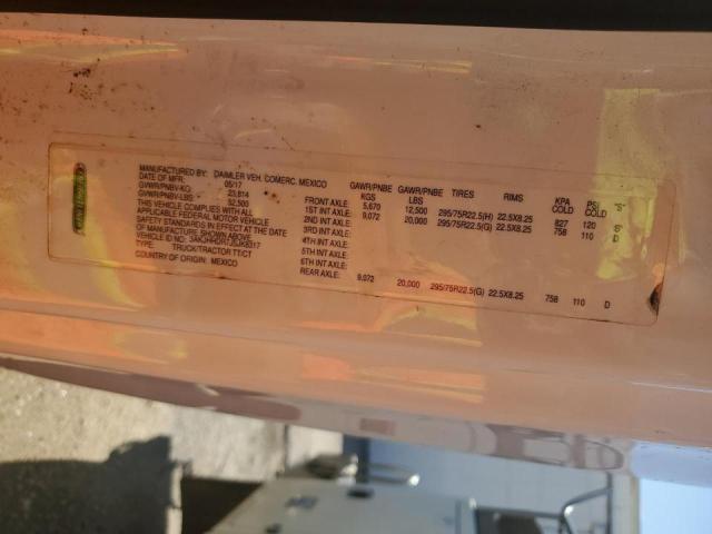 3AKJHHDR7JSJK8317 - 2018 FREIGHTLINER CASCADIA 1 Սպիտակ լուսանկար 10