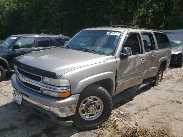 3GNGK26U61G105838 - 2001 CHEVROLET SUBURBAN K2500 CREAM photo 1