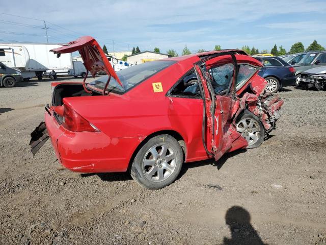 1HGEM22923L054003 - 2003 HONDA CIVIC EX Կարմիր լուսանկար 3