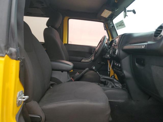 1C4AJWAG6FL702797 - 2015 JEEP WRANGLER SPORT YELLOW photo 10