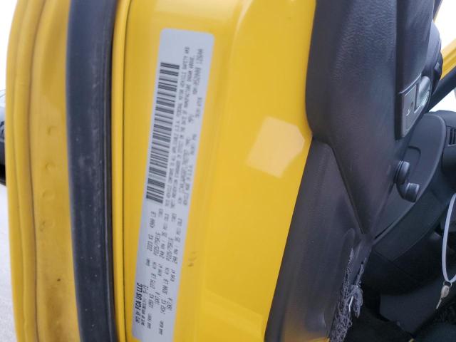 1C4AJWAG6FL702797 - 2015 JEEP WRANGLER SPORT YELLOW photo 12