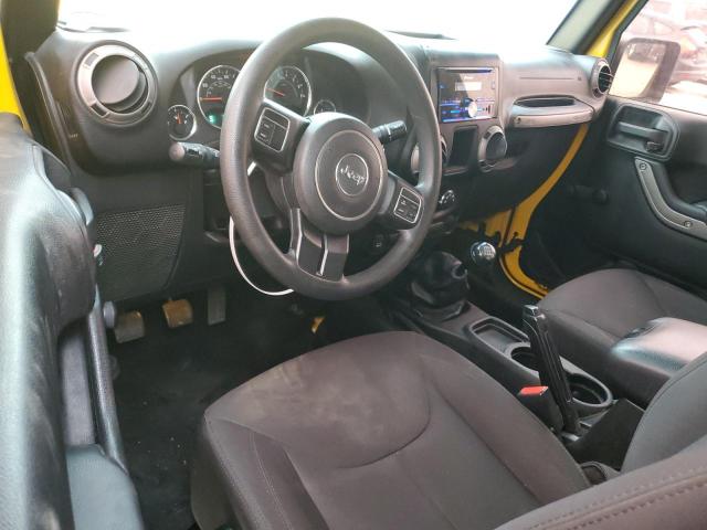 1C4AJWAG6FL702797 - 2015 JEEP WRANGLER SPORT YELLOW photo 8