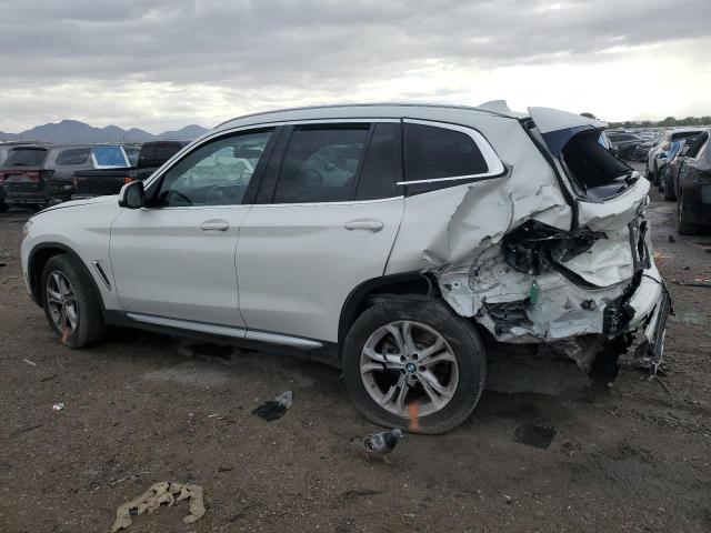 5UXTY3C07M9F18970 - 2021 BMW X3 SDRIVE30I WHITE photo 2