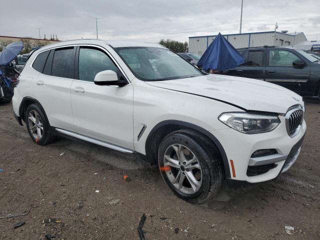 5UXTY3C07M9F18970 - 2021 BMW X3 SDRIVE30I WHITE photo 4