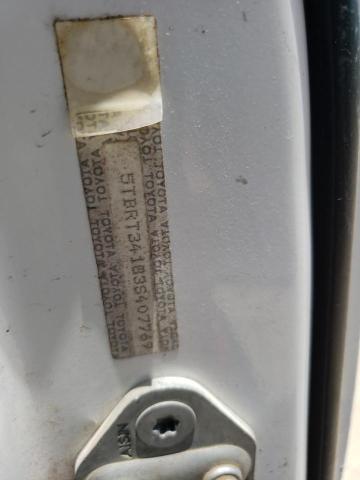 5TBRT34183S407769 - 2003 TOYOTA TUNDRA ACCESS CAB SR5 WHITE photo 12